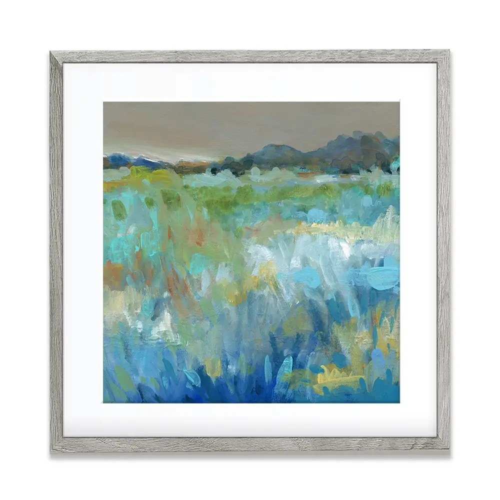 Cool Mountain Meadows Square Framed Art Print Cool Mountain Meadows Square Framed Art Print wall art product Carol Robinson