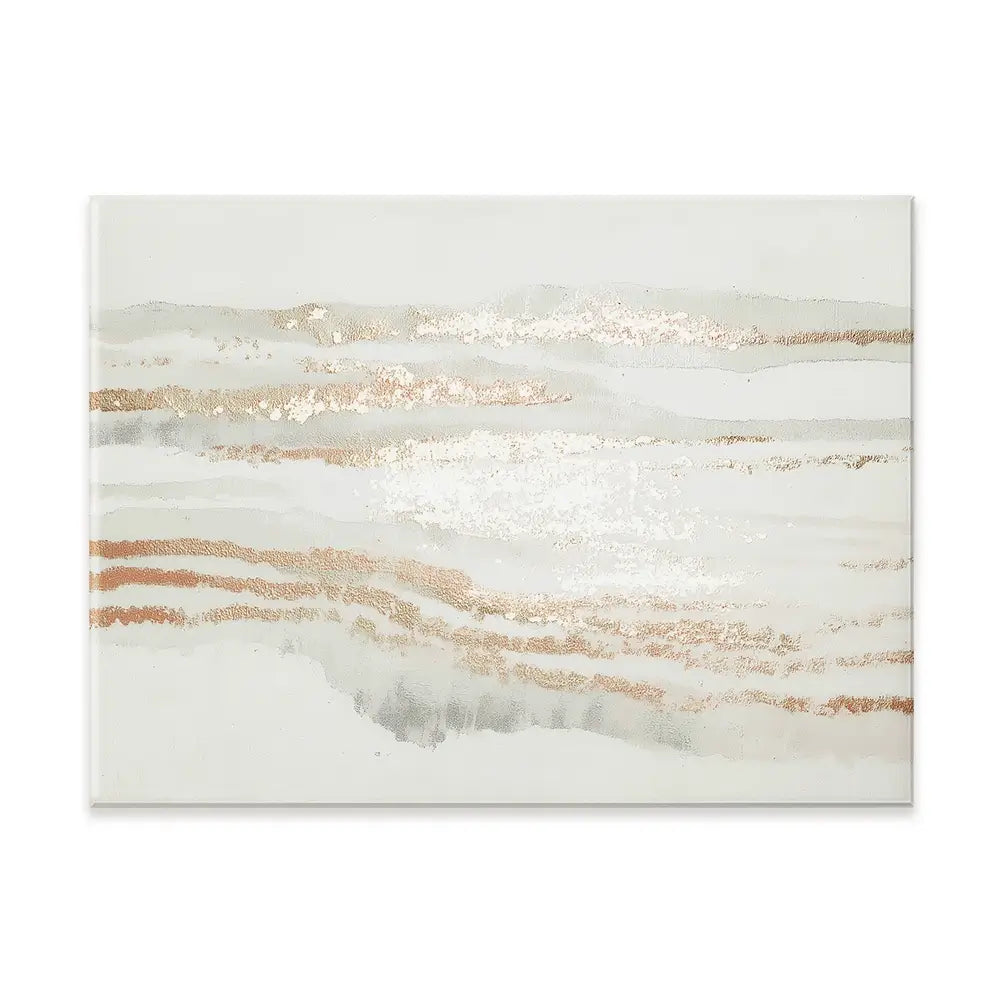 Copper Stripe Field Canvas Print Copper Stripe Field Canvas Print wall art product Chromatic Storm Studio