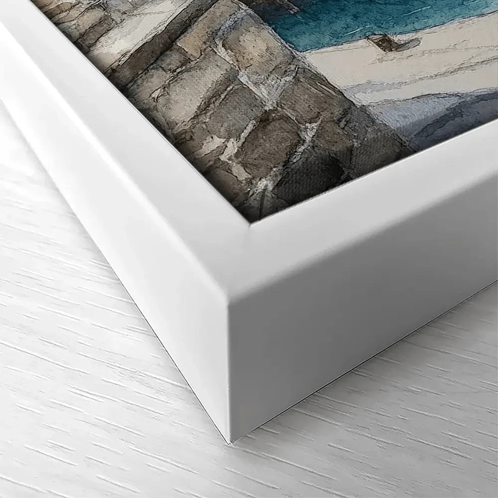 Cornish Quayside Canvas Print Cornish Quayside Canvas Print wall art product David Alexander Elder