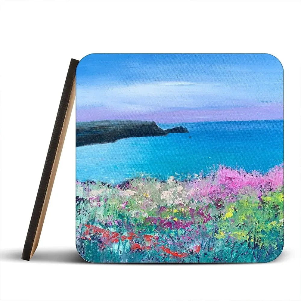 Cornish Sunset Coaster Set Cornish Sunset Coaster Set wall art product Laure Bury