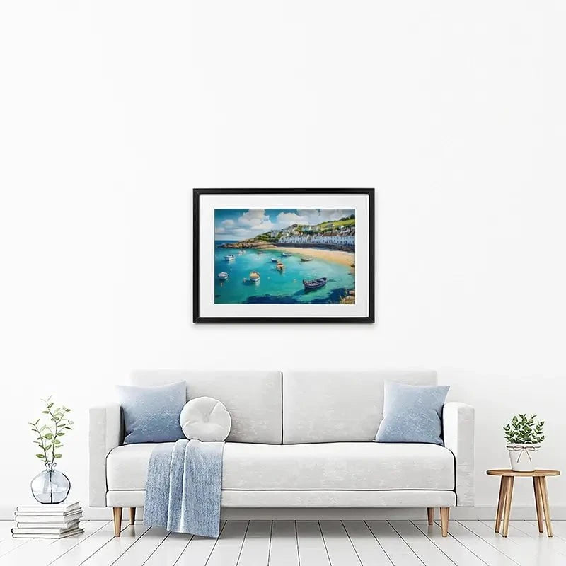 Cornwall Coast Framed Art Print Cornwall Coast Framed Art Print wall art product David Alexander Elder