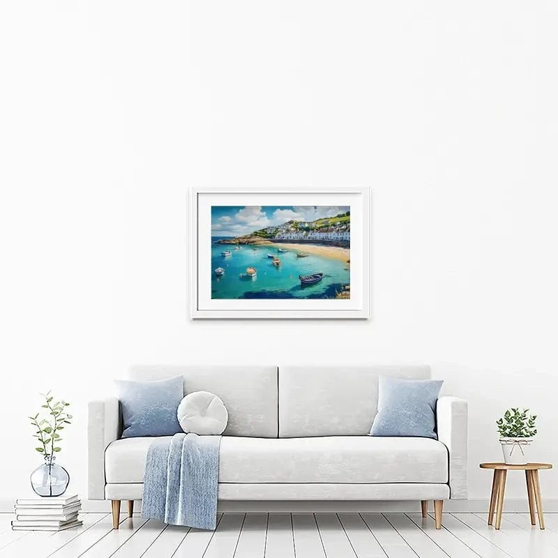 Cornwall Coast Framed Art Print Cornwall Coast Framed Art Print wall art product David Alexander Elder