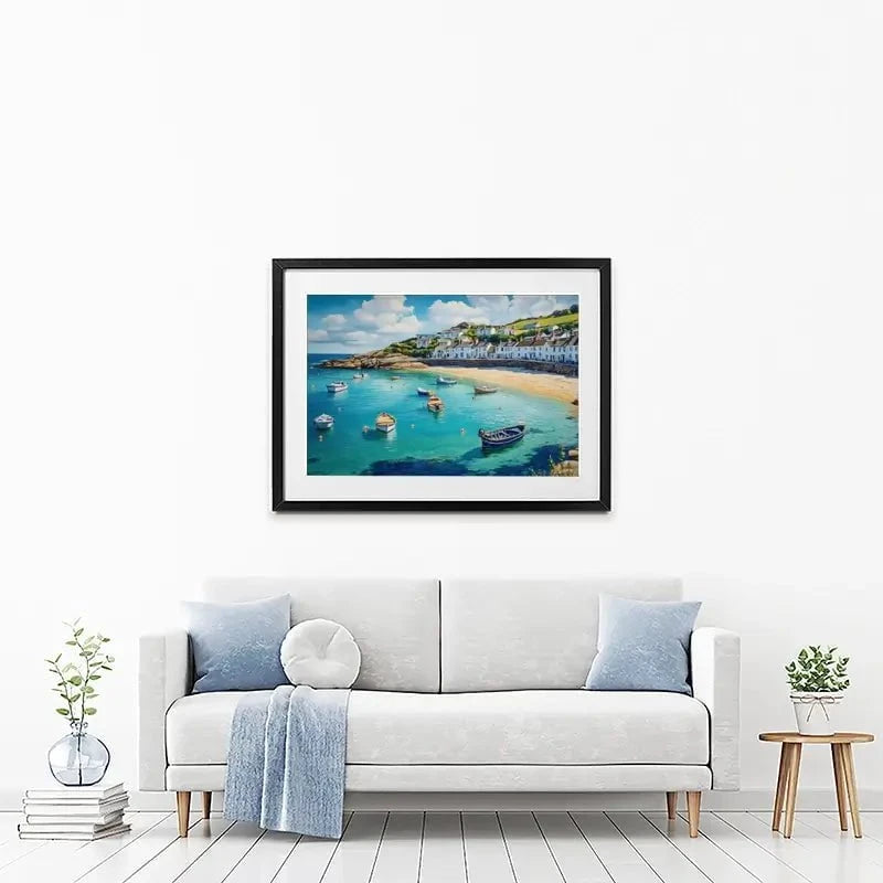 Cornwall Coast Framed Art Print Cornwall Coast Framed Art Print wall art product David Alexander Elder