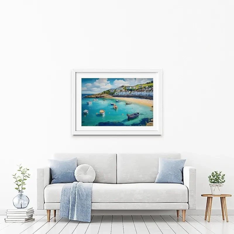Cornwall Coast Framed Art Print Cornwall Coast Framed Art Print wall art product David Alexander Elder