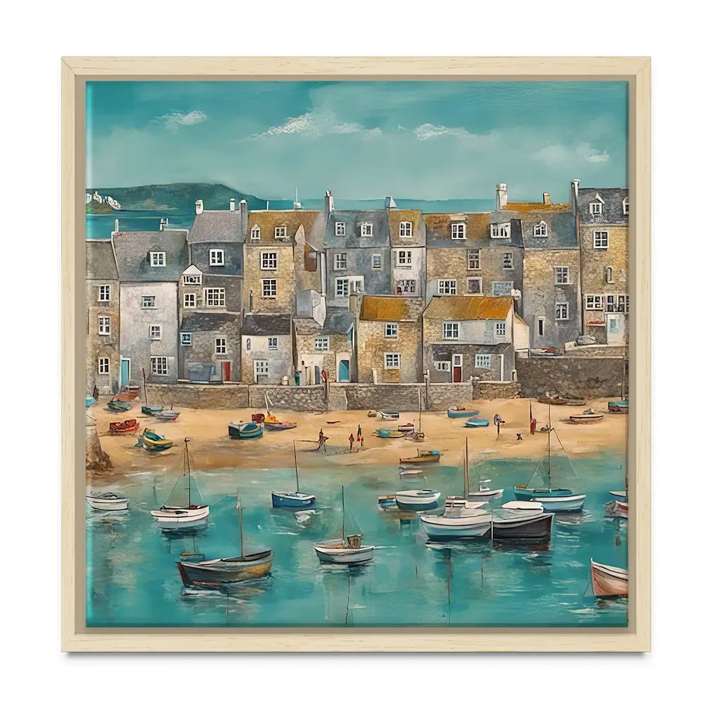 Cornwall Spring Square Canvas Print Cornwall Spring Square Canvas Print wall art product David Alexander Elder