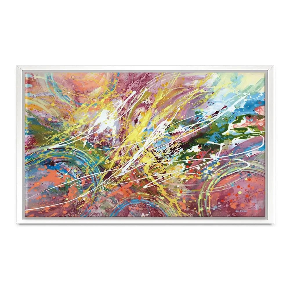 Cosmic Rhythm Canvas Print Cosmic Rhythm Canvas Print wall art product Leon Devenice