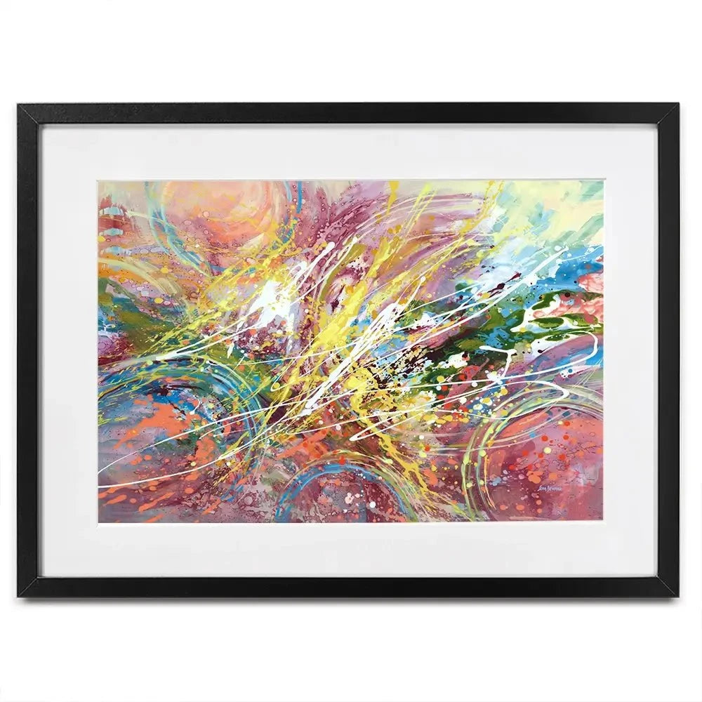 Cosmic Rhythm Framed Art Print Cosmic Rhythm Framed Art Print wall art product Leon Devenice