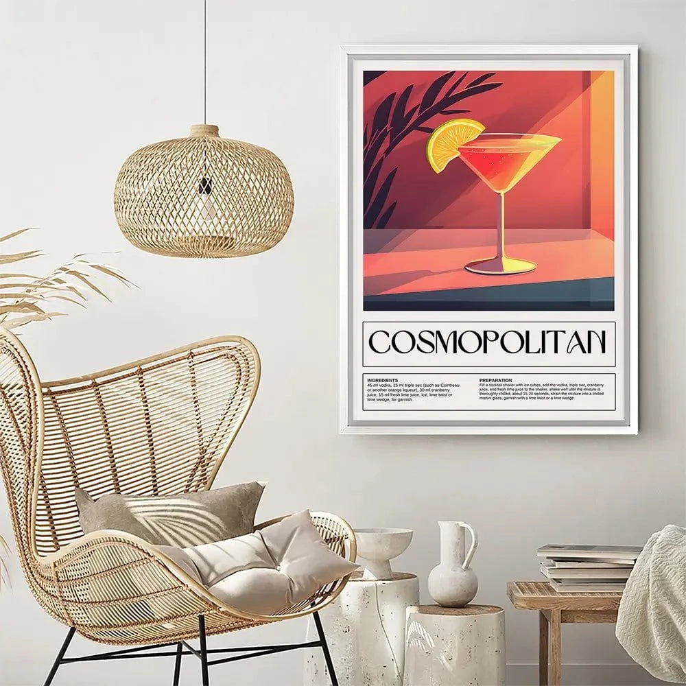 Cosmopolitan Recipe Canvas Print Cosmopolitan Recipe Canvas Print wall art product Art Print Shop