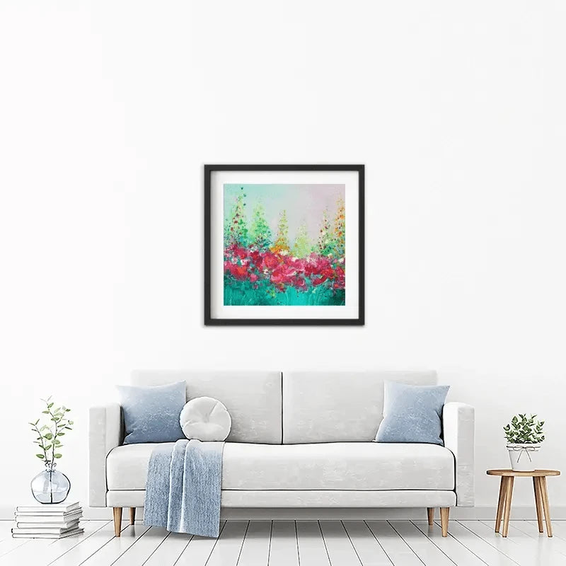Cottage Garden Framed Art Print Cottage Garden Framed Art Print wall art product Jane Brookshaw