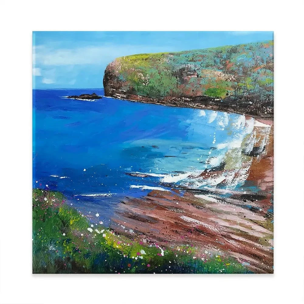Cove Square Canvas Print Cove Square Canvas Print wall art product Laure Bury