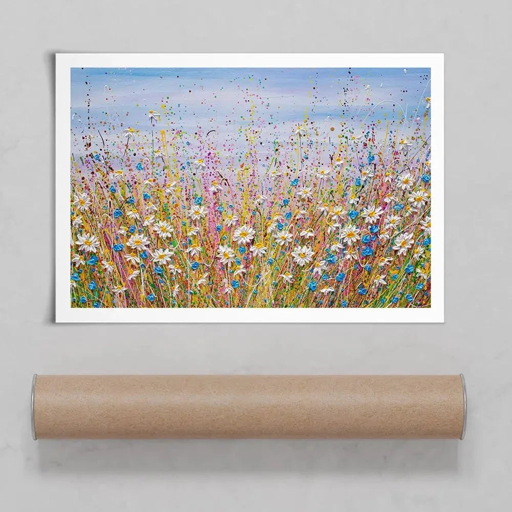 Cover Me In Daisies Art Print Cover Me In Daisies Art Print wall art product Olga Tkachyk