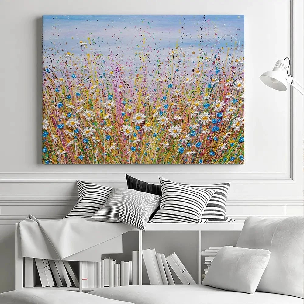 Cover Me In Daisies Canvas Print Cover Me In Daisies Canvas Print wall art product Olga Tkachyk