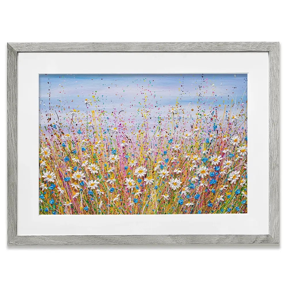 Cover Me In Daisies Framed Art Print Cover Me In Daisies Framed Art Print wall art product Olga Tkachyk