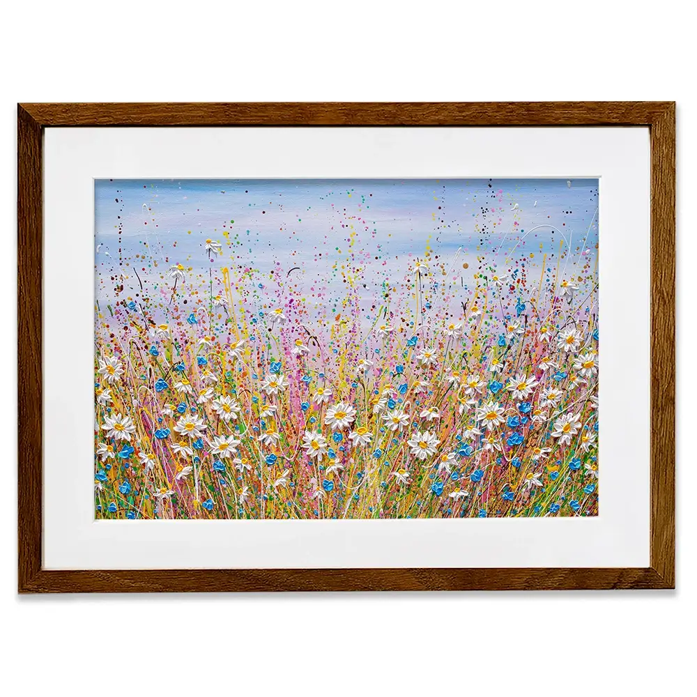 Cover Me In Daisies Framed Art Print Cover Me In Daisies Framed Art Print wall art product Olga Tkachyk