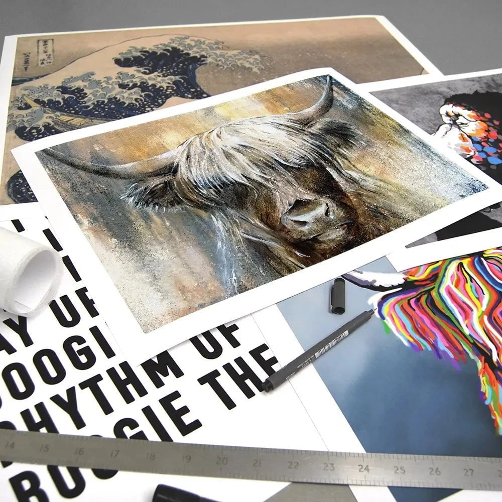 Cow Central Art Print Cow Central Art Print wall art product Studio Paint-Ing