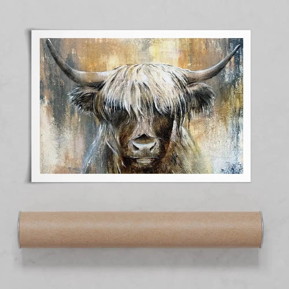 Cow Central Art Print Cow Central Art Print wall art product Studio Paint-Ing