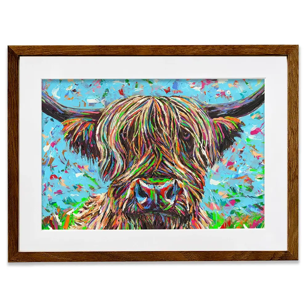 Cow From Another Planet 2 Framed Art Print Cow From Another Planet 2 Framed Art Print wall art product Carolee Vitaletti