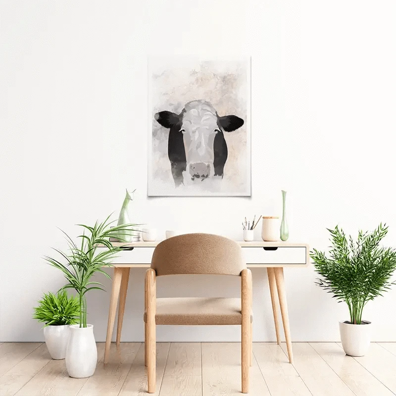 Cow Haze Art Print Cow Haze Art Print wall art product Sarah Manovski