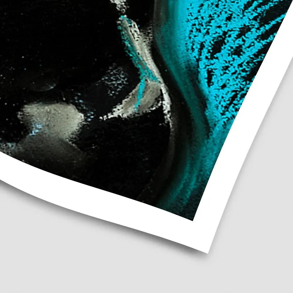 Cow On Blue Art Print Cow On Blue Art Print wall art product Ivailo Nikolov / Shutterstock