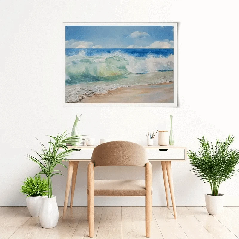 Crashing Waves Art Print Crashing Waves Art Print wall art product Eizza / Shutterstock