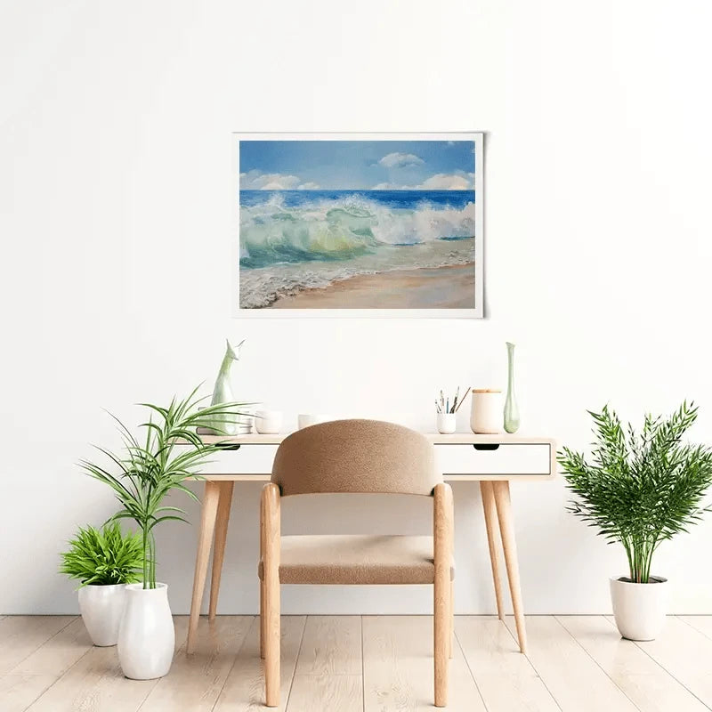 Crashing Waves Art Print Crashing Waves Art Print wall art product Eizza / Shutterstock