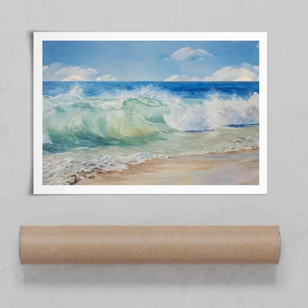 Crashing Waves Art Print Crashing Waves Art Print wall art product Eizza / Shutterstock