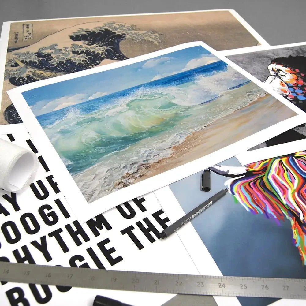 Crashing Waves Art Print Crashing Waves Art Print wall art product Eizza / Shutterstock