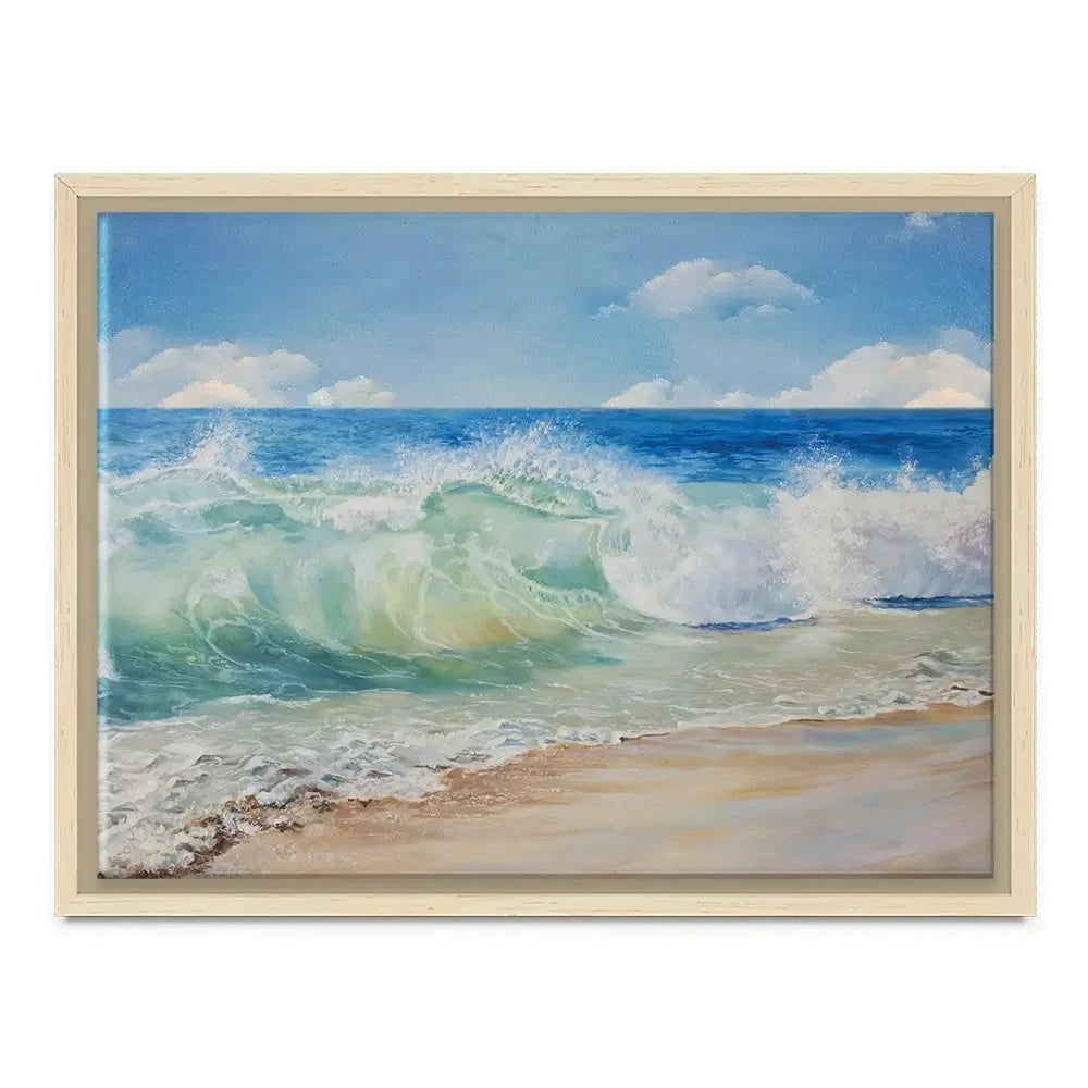 Crashing Waves Canvas Print Crashing Waves Canvas Print wall art product Eizza / Shutterstock