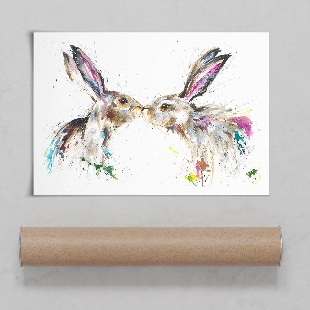 Crazy In Love Art Print Crazy In Love Art Print wall art product Nicola Jane Rowles