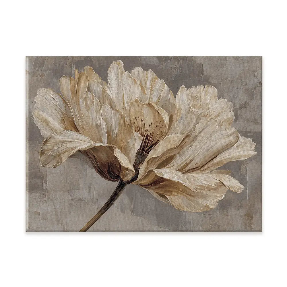 Cream Peony Canvas Print Cream Peony Canvas Print wall art product Svetlana Aleynikova