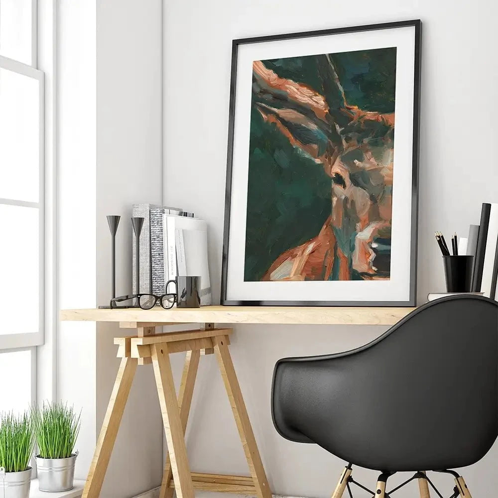 Cropped Western Study Framed Art Print Cropped Western Study Framed Art Print wall art product Ethan Harper