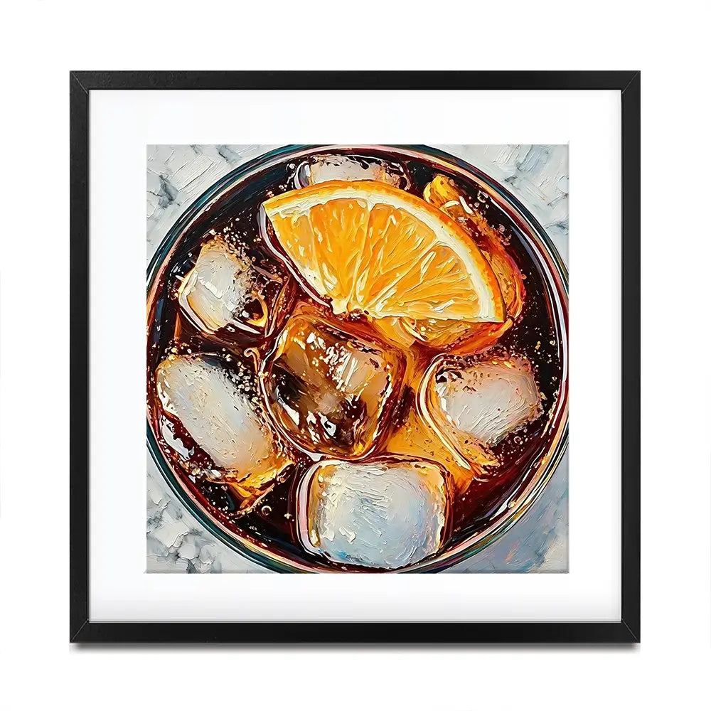 Cuba Libre Cocktail Square Framed Art Print Cuba Libre Cocktail Square Framed Art Print wall art product David Alexander Elder
