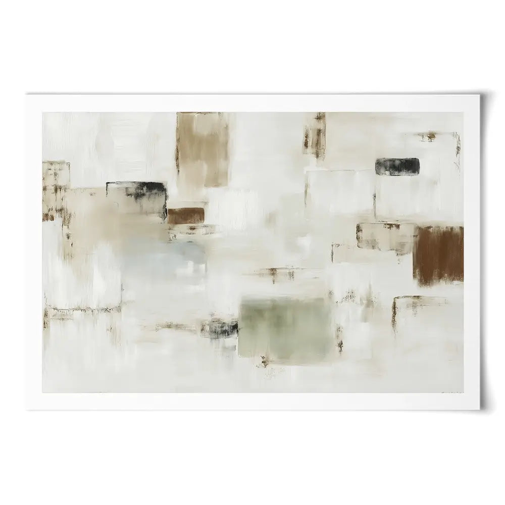 Cubist Block Abstract Art Print Cubist Block Abstract Art Print wall art product Chromatic Storm Studio