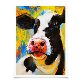 Cute Cow Portrait Art Print wall art product Ivailo Nikolov / Shutterstock