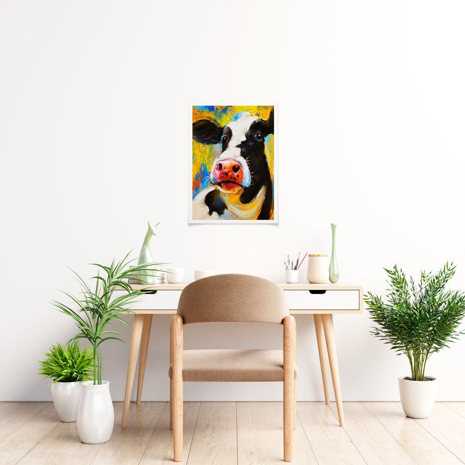 Cute Cow Portrait Art Print wall art product Ivailo Nikolov / Shutterstock