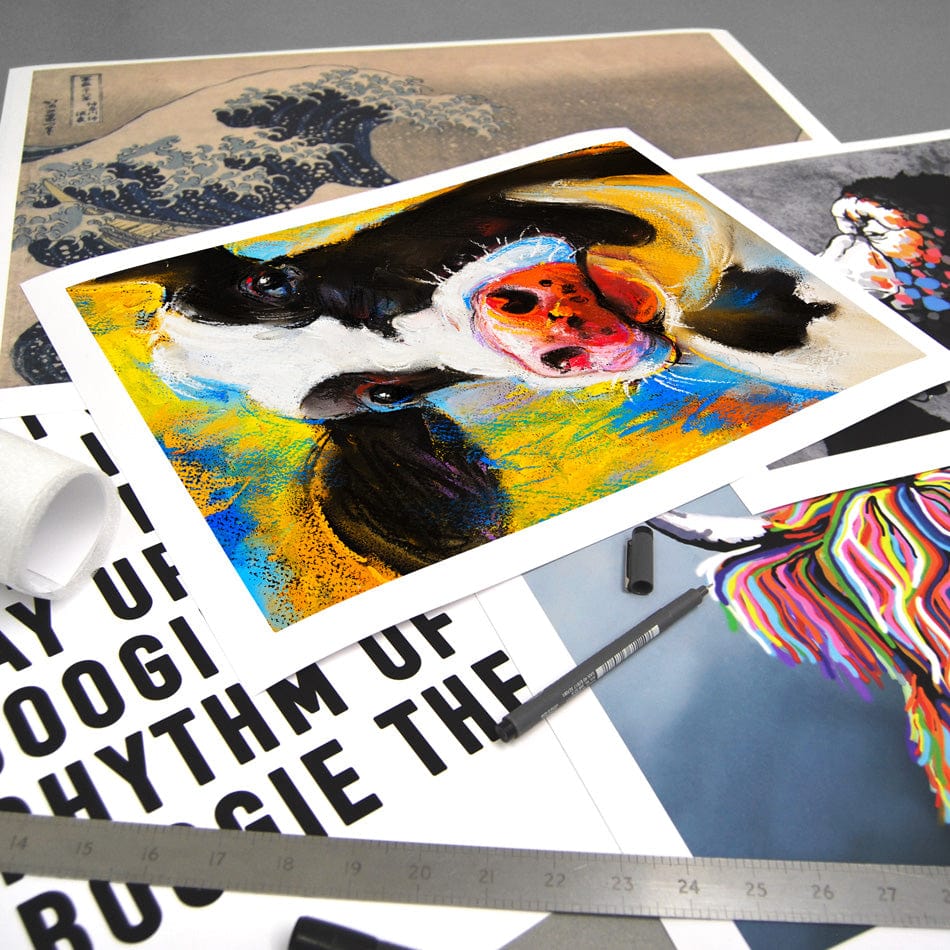 Cute Cow Portrait Art Print wall art product Ivailo Nikolov / Shutterstock