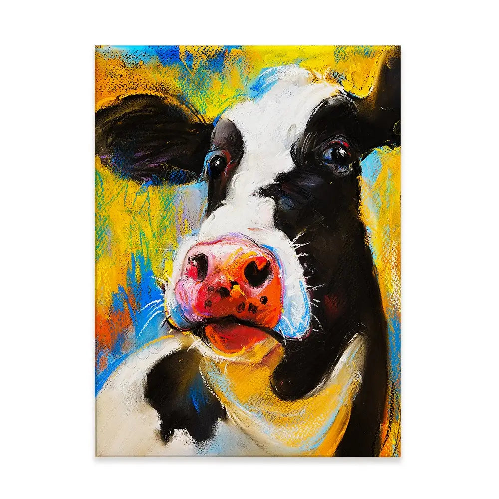 Cute Cow Portrait Canvas Print Cute Cow Portrait Canvas Print wall art product Ivailo Nikolov / Shutterstock