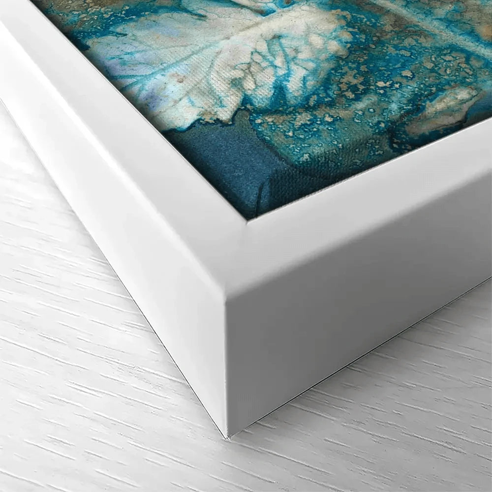 Cyanotype Leaves Canvas Print Cyanotype Leaves Canvas Print wall art product Regina Moore