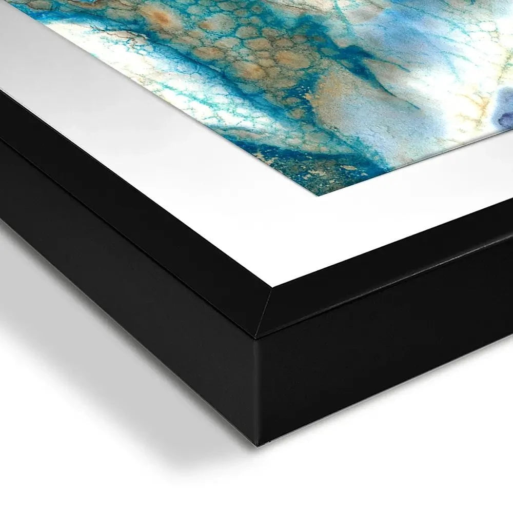 Cyanotype Leaves Framed Art Print Cyanotype Leaves Framed Art Print wall art product Regina Moore