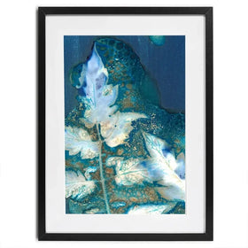 Cyanotype Leaves Framed Art Print Cyanotype Leaves Framed Art Print wall art product Regina Moore