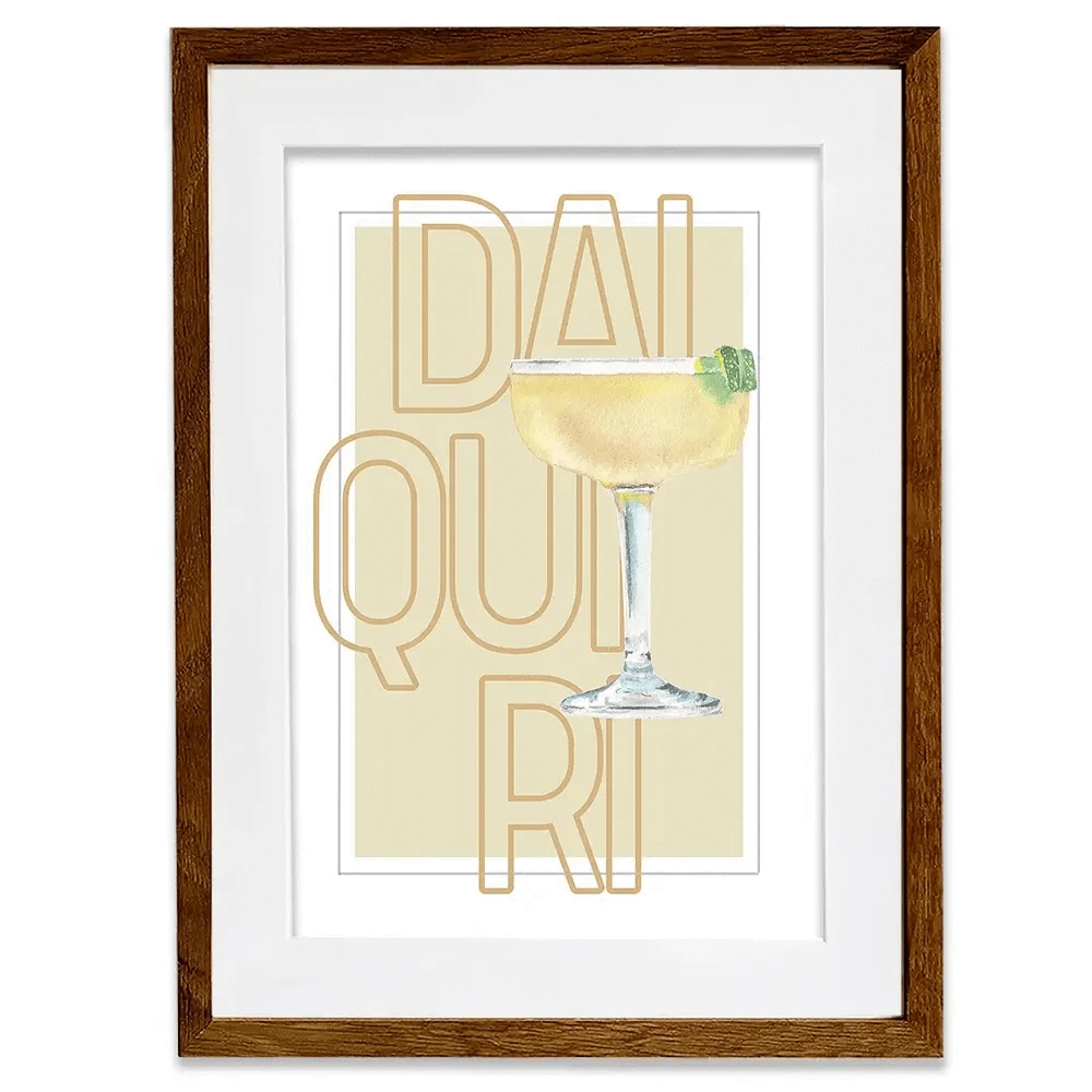 Daiquiri Framed Art Print Daiquiri Framed Art Print wall art product Art Print Shop
