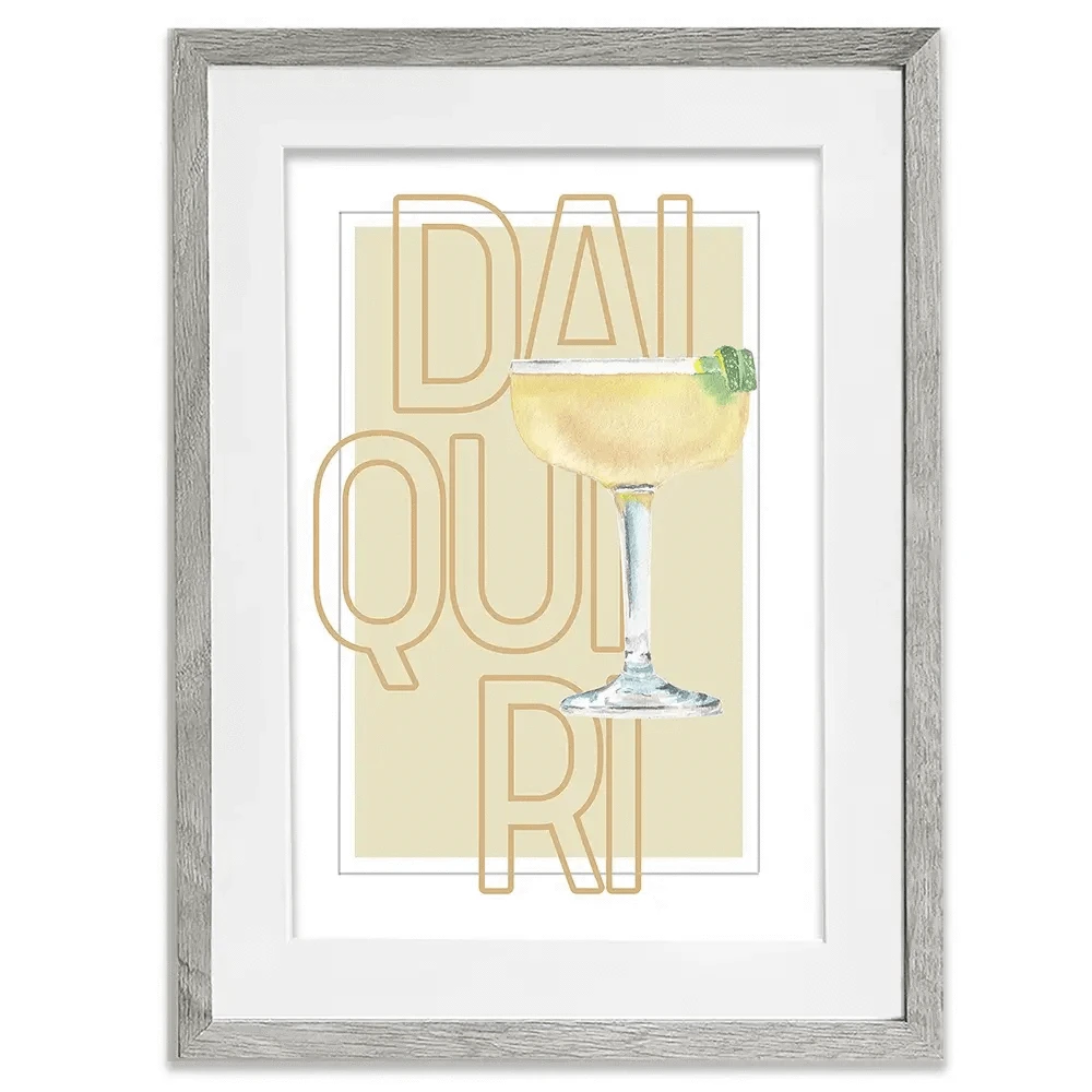 Daiquiri Framed Art Print Daiquiri Framed Art Print wall art product Art Print Shop