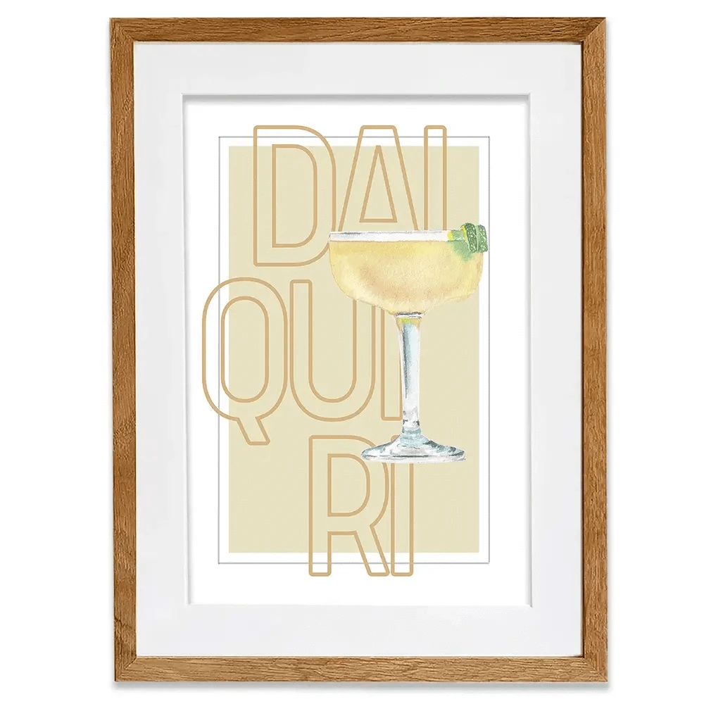 Daiquiri Framed Art Print Daiquiri Framed Art Print wall art product Art Print Shop