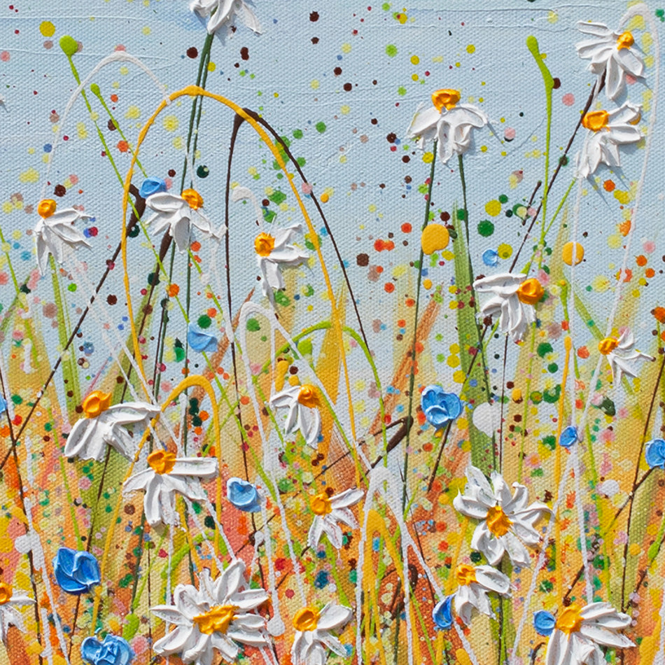 Daisies In August Art Print Daisies In August Art Print wall art product Olga Tkachyk