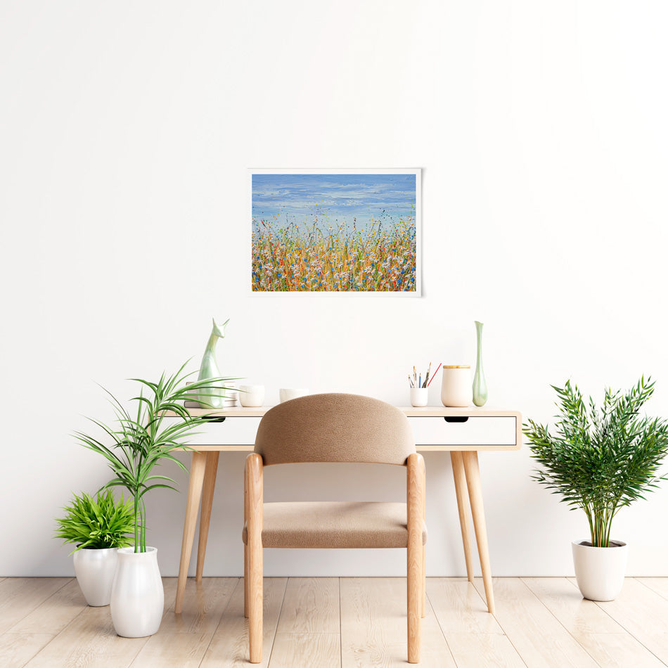 Daisies In August Art Print Daisies In August Art Print wall art product Olga Tkachyk