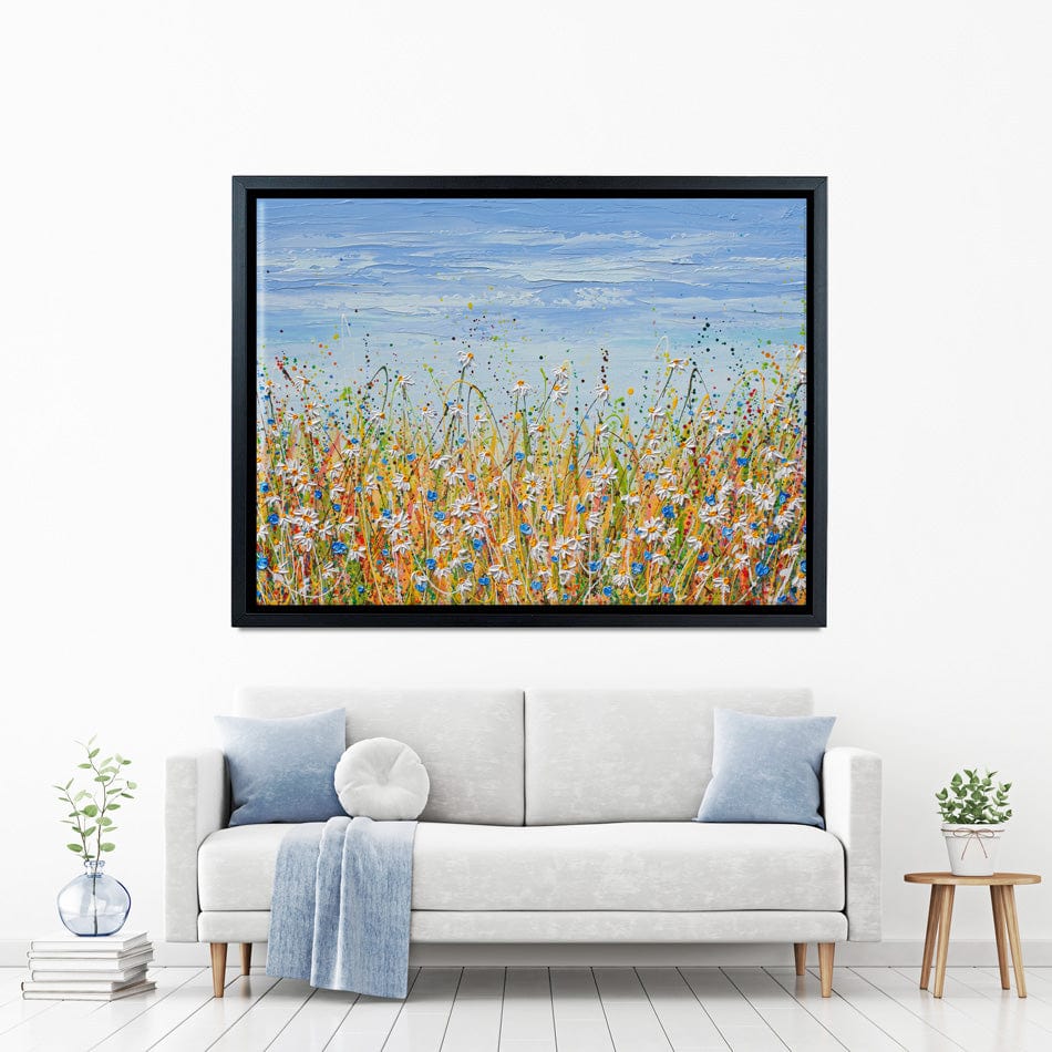Daisies In August Canvas Print wall art product Olga Tkachyk