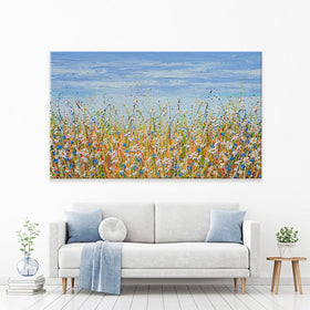 Daisies In August Canvas Print wall art product Olga Tkachyk