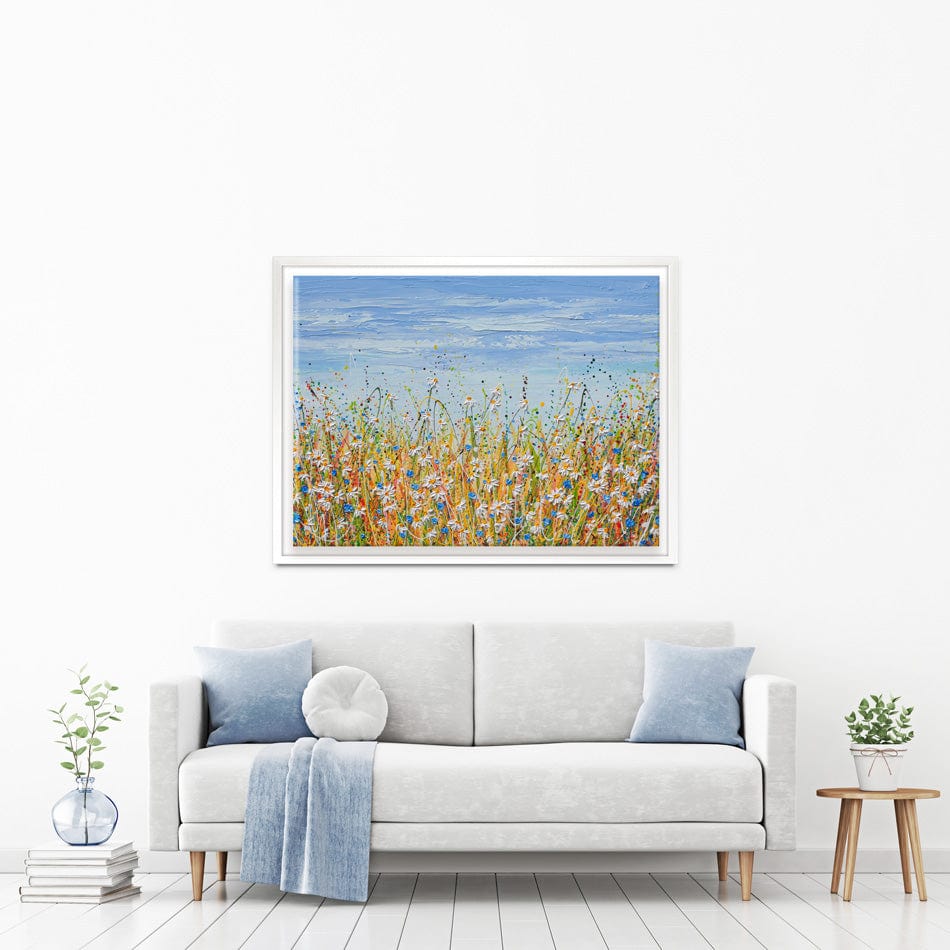 Daisies In August Canvas Print wall art product Olga Tkachyk