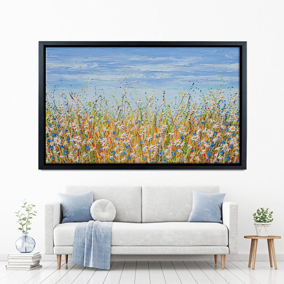 Daisies In August Canvas Print wall art product Olga Tkachyk