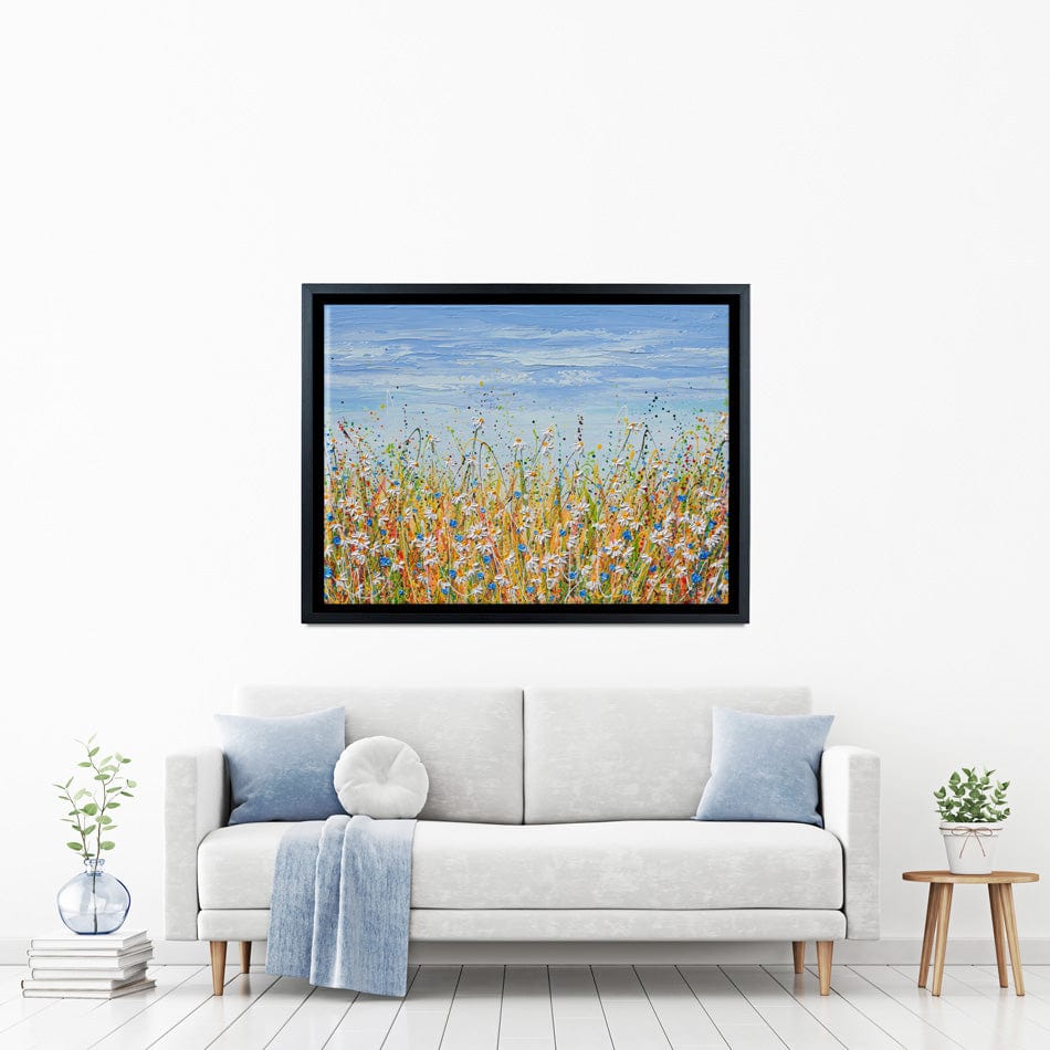 Daisies In August Canvas Print wall art product Olga Tkachyk